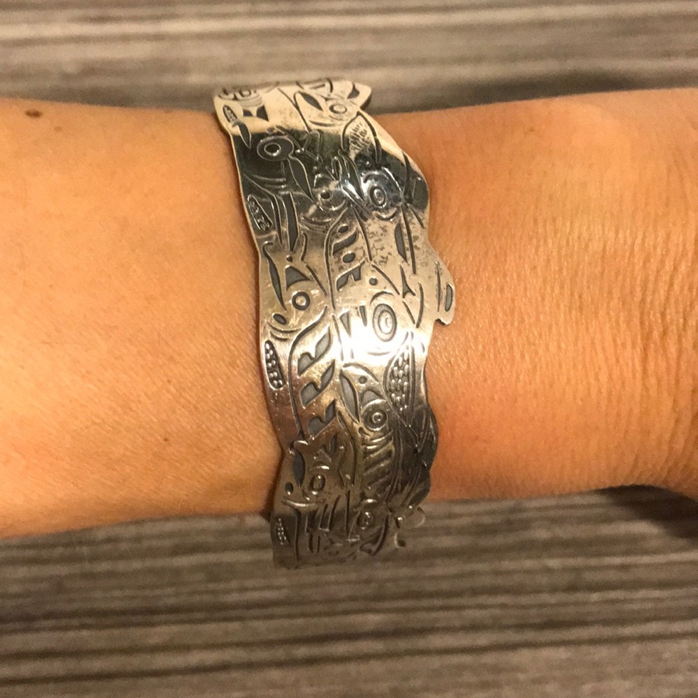Fay Page silver cuff - Picture 4 of 5